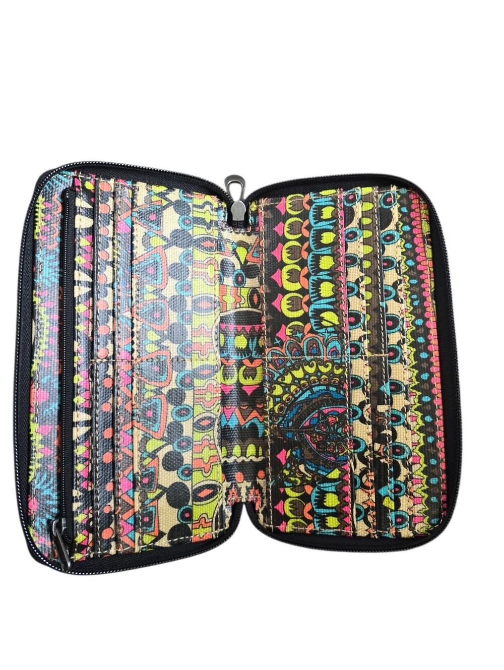 Sakroots Artist Circle Zip Around Wallet Boho Tribal Print NWOT - Picture 5 of 5